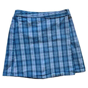Vintage Plaid High Rise Mini Skort
